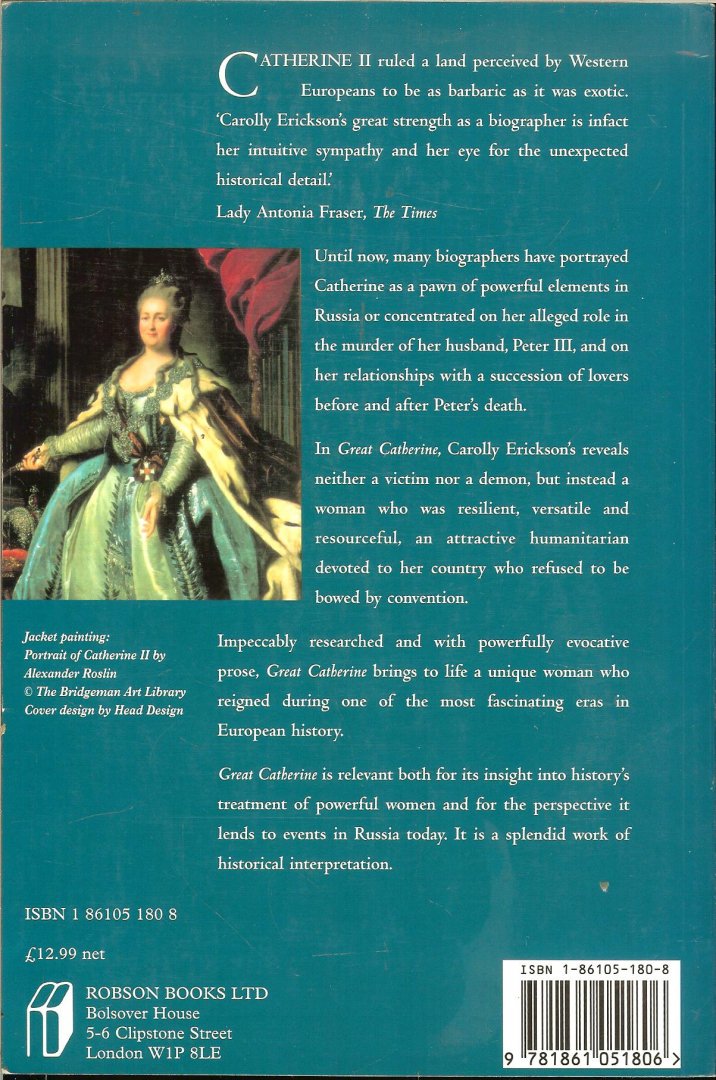 Erickson Carolly - Great Catherine ..  The Life of Catherine the Great, Empress of Russia