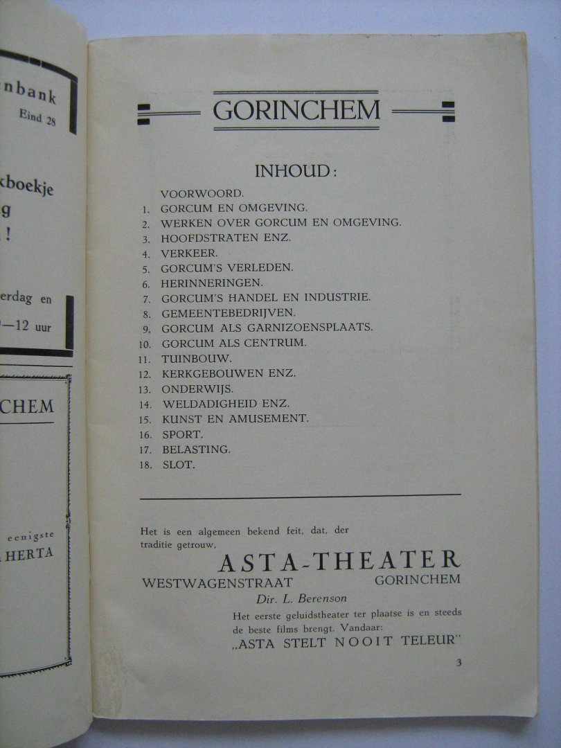  - GORINCHEM - fraaie gids uit 1931 - Bezoekt Gorinchem / Vestigt U te Gorichem