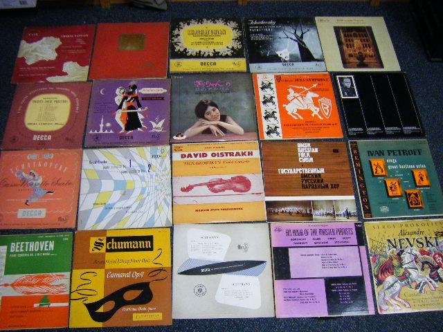 Diverse Componisten - 16 LS`s klassieke muziek: Tchaikovsky/Rachmaninov/Beethoven e.a. (zie foto)