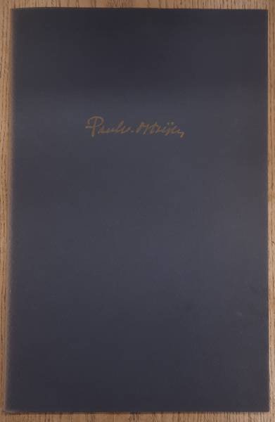 OSTAIJEN, PAUL VAN. - De jazz van het bankroet. Facsimile-uitgave van het kladhandschrift verzorgd en ingeleid door Gerrit Borgers.