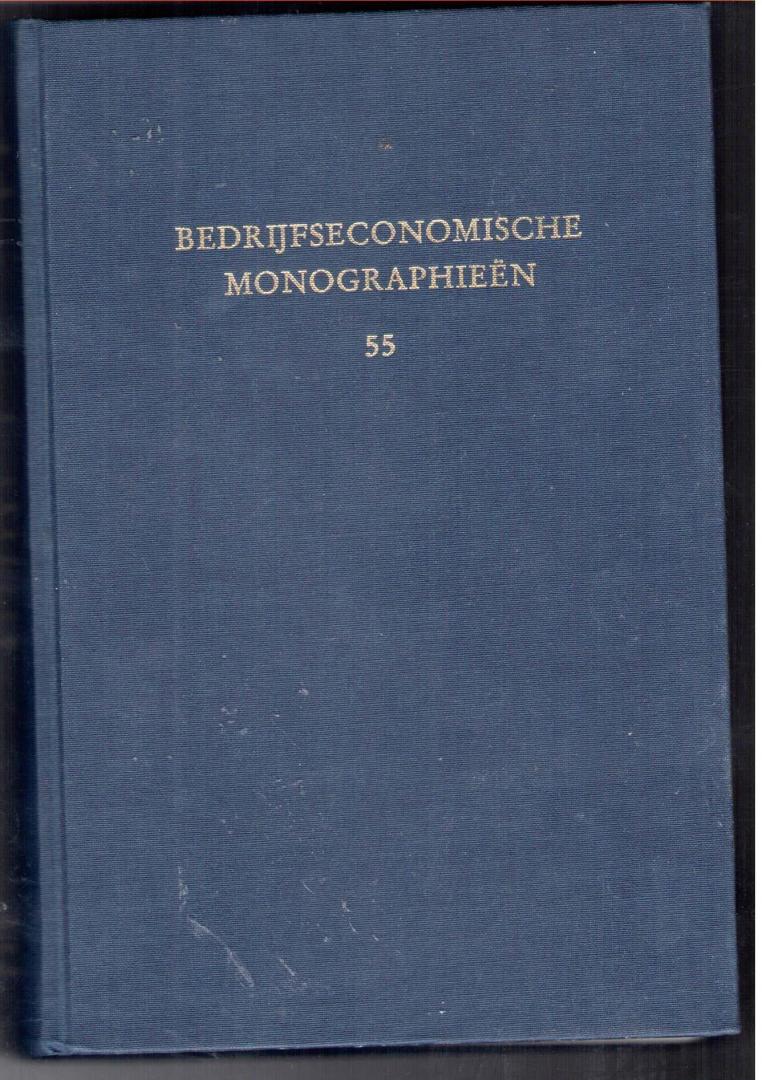 J.G.L.M. Willems - Bedrijfseconomische monographieën 55 - Ondernemingen, bedrijfsleven en maatschappij