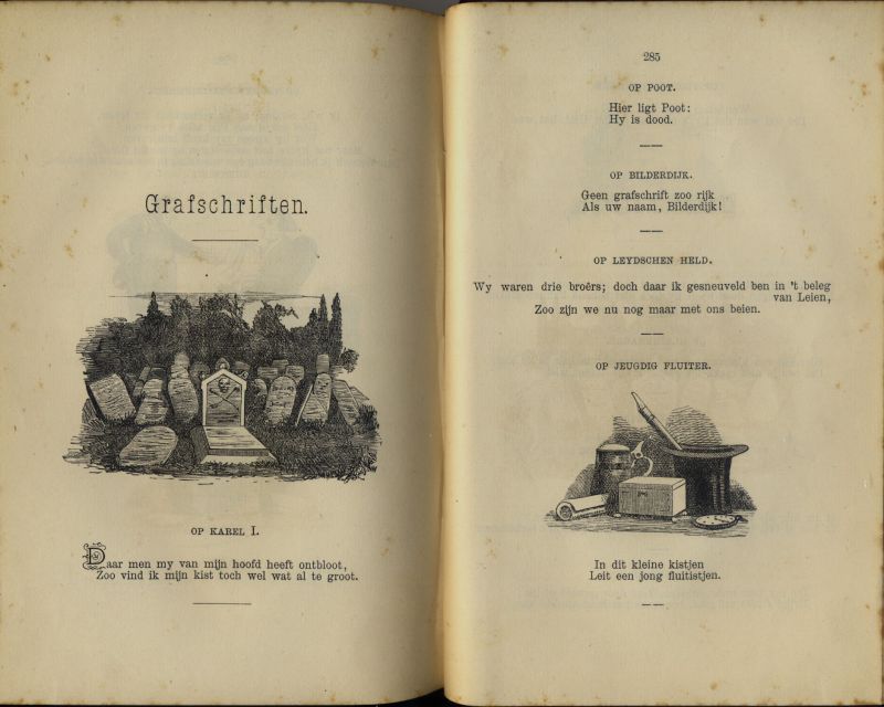 Den Schoolmeester (Linde Jansz,, Gerrit van de) - De Gedichten van Den Schoolmeester, Uitgegeven door Mr. J. Van Lennep