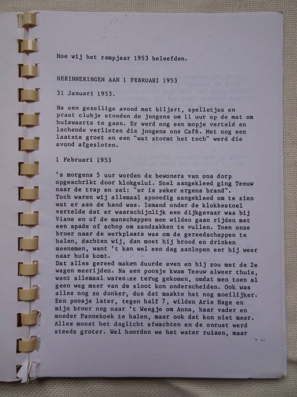 Slager, E.M. - Ouwerkerk 1953. Hoe wij het rampjaar 1953 beleefden; herinneringen aan 1 februari 1953.