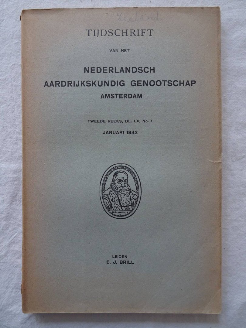 Vlam, A.W. & J.H.F. Umbgrove. - Tijdschrift van het Nederlandsch Aardrijkskundig Genootschap Amsterdam. Tweede reeks, dl. LX, no. 1. Januari 1943. Historisch-morfologisch onderzoek van eenige Zeeuwsche eilanden/ Het ontstaan van continenten en oceanen.