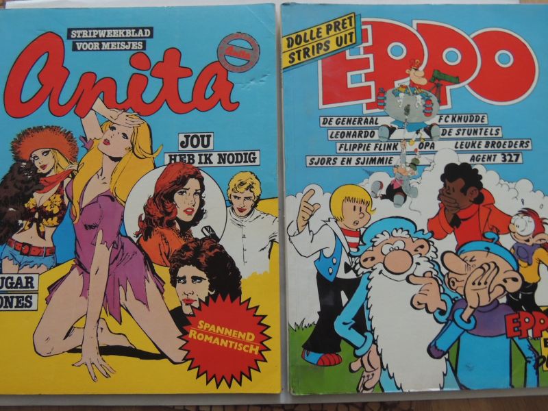  - anita - stripweekblad voor meisjes. Dolle pret strips uit Eppo