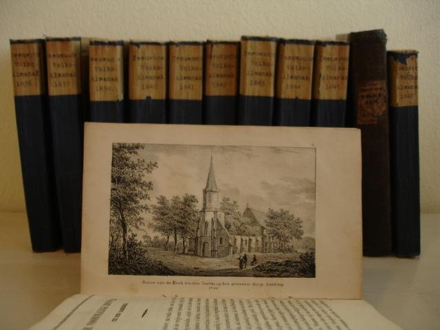  - Zeeuwsche Volks-almanak voor het jaar 1836 - 1847.