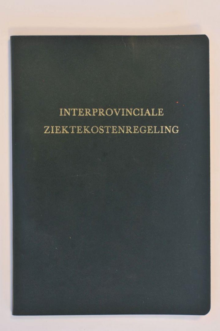 Diversen - Interprovinciale Ziektekostenregeling, Zestiende Aanvulling, Januari 1983
