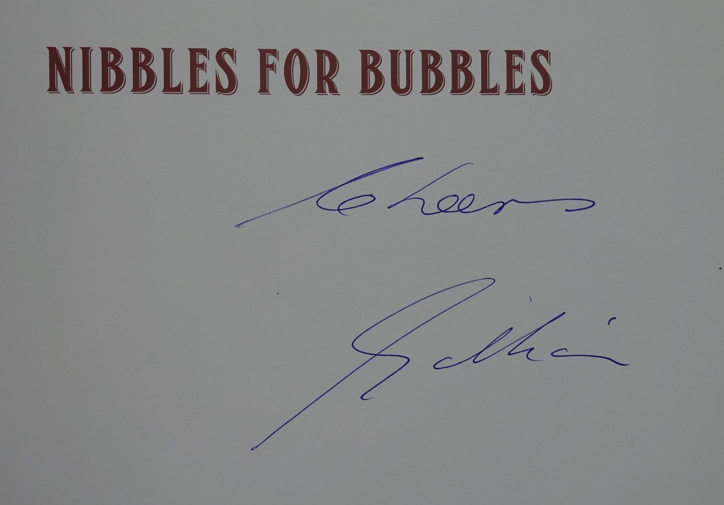 Flower, Gillian - Nibbles for Bubbles [ isbn 9780646925363 ]