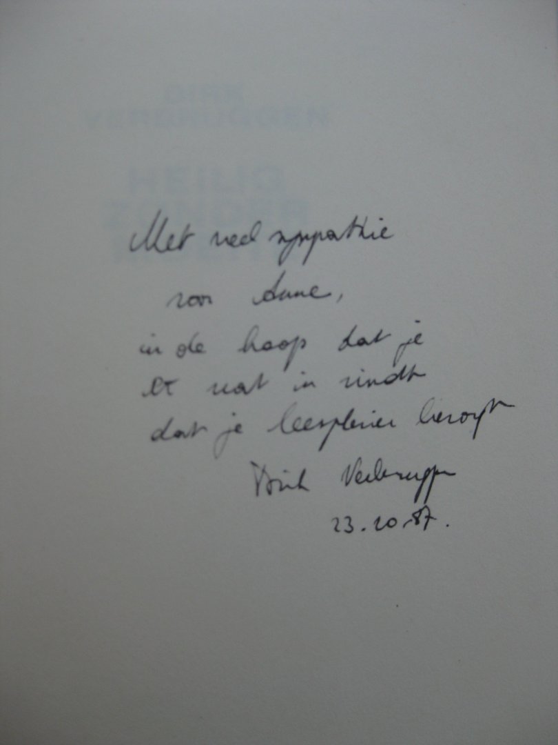 Verbruggen, Dirk - Heilig zonder moeite.