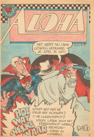 Diverse auteurs - Aloha 1972 nr. 26, 21 april tot 5 mei, Dutch underground magazine met o.a. JIMI HENDRIX (1/2 p.), CLOCKWORK ORANGE ( advertising movie ), goede staat