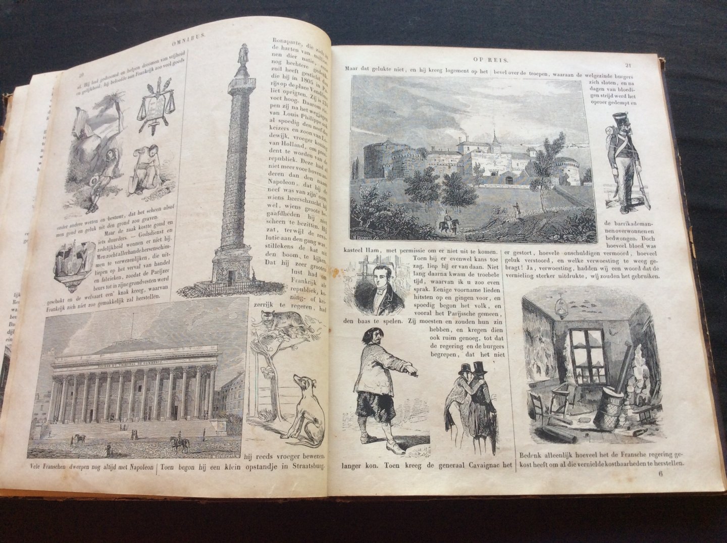 Keijser, J.P. de (Claudius) - Omnibus Nederlandsch Prentenboek voor jongens en meisjes