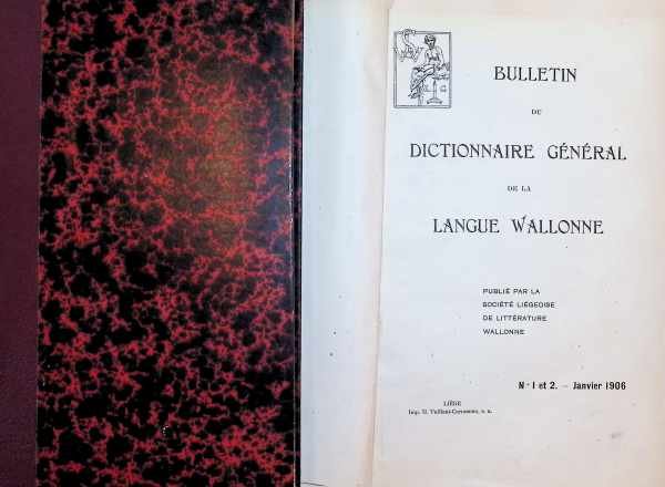 colective - Bulletin du Dictionnaire Général de la Langue Wallonne 15 Années  dans 6 Volumes
