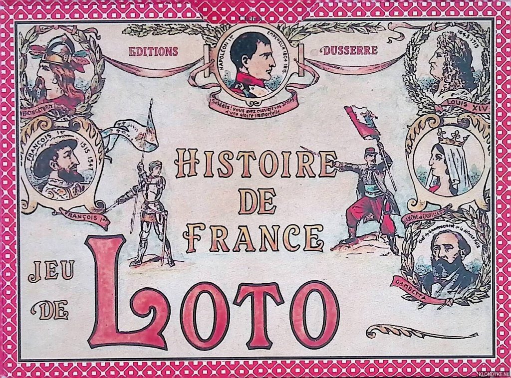 Various - Histoire de France. Jeu de loto