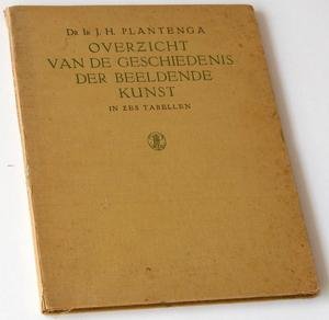 Plantenga, Dr Ir J H - Overzicht van de geschiedenis der beeldende kunst in zes tabellen