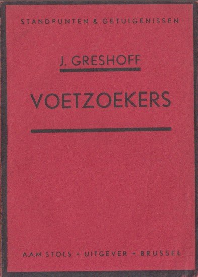 Greshoff, J. - Voetzoekers.