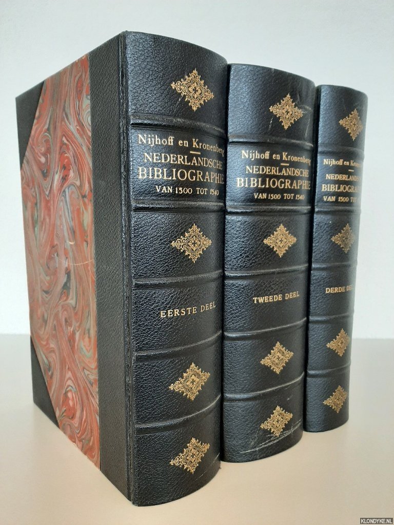 Nijhoff, Wouter & M.E. Kronenberg - Nederlandsche Bibliographie van 1500 tot 1540