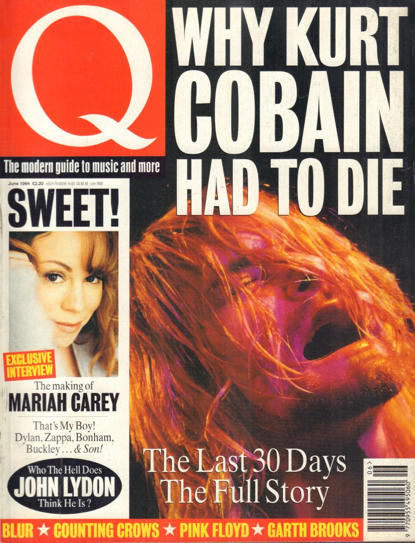 Diverse auteurs - MAGAZINE Q 1994 # 093 - BRITISH MUSIC MAGAZINE met o.a. KURT COBAIN (NIRVANA, COVER + 11 p.), CHEAP TRICK (2 p.), MARIAH CAREY (6 p.), goede staat