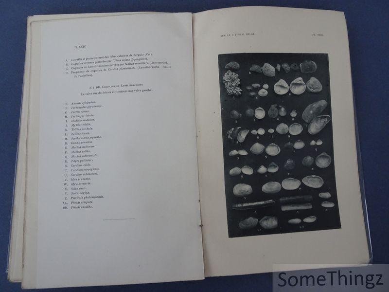 Wery, Joséphine. - Sur le littoral belge : la plage, les dunes, les alluvions, les polders, les anciennes rivières. (Deuxième édition revue et complétée avec figures dans le texte et 24 planches en phototypie.)
