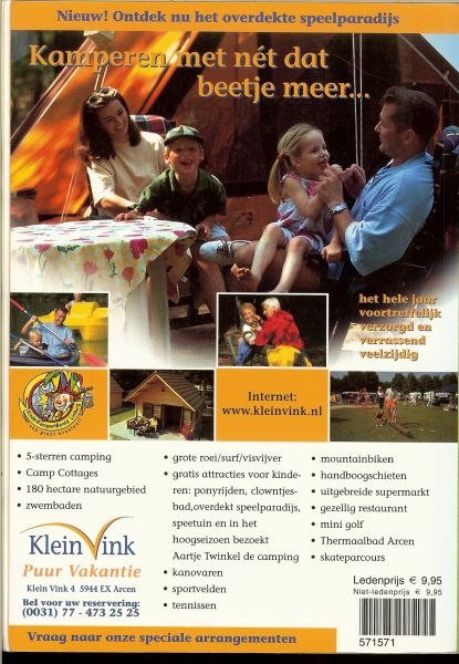 Omslagontwerp : Isabel Verschelling .. Omslagfoto : Herman Reis .. Ontwerp Karel Nikkels - ANWB Campinggids Nederland 2002