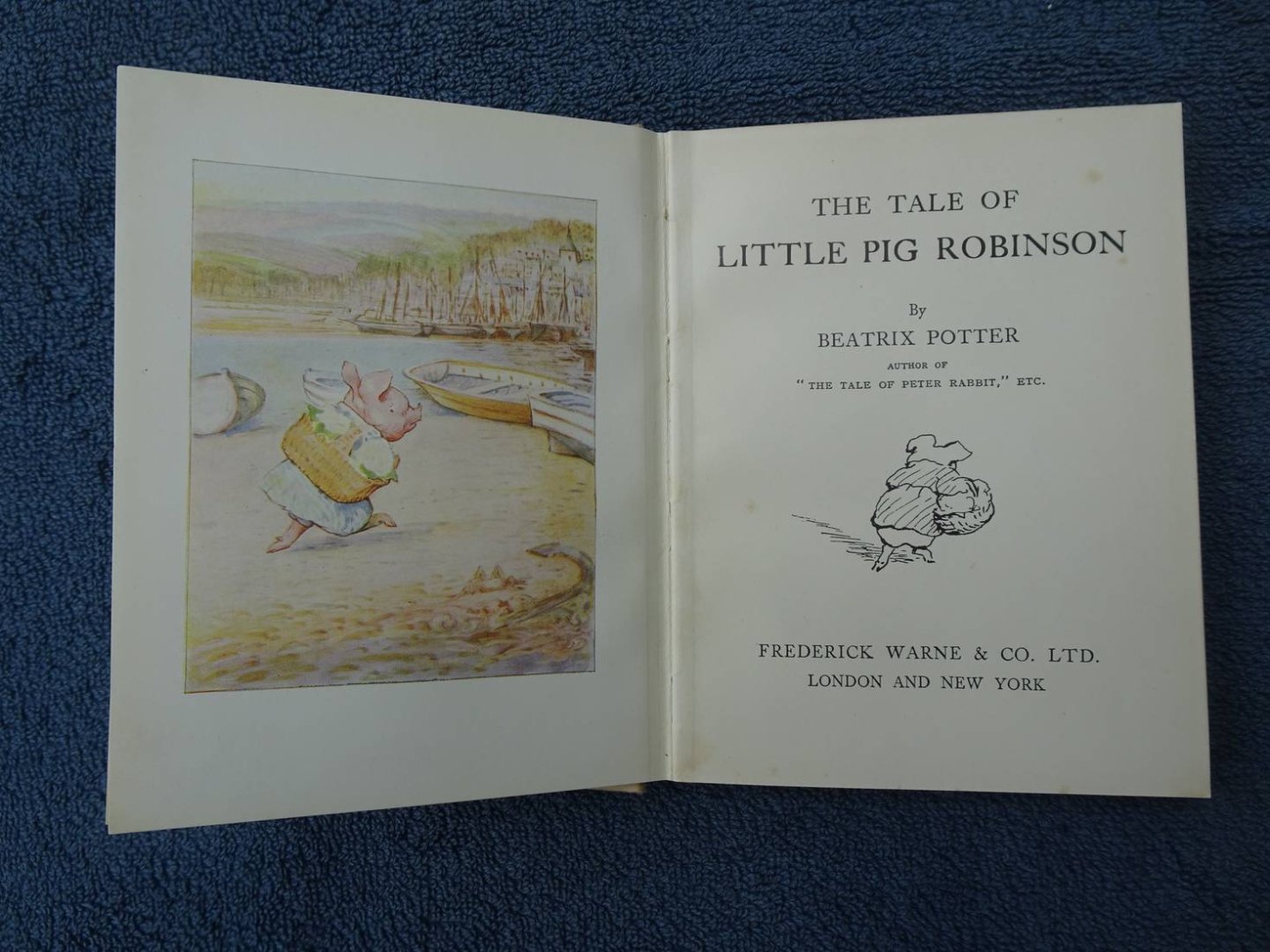 Potter, Beatrix - The Tale of little Pig Robinson.