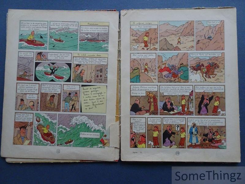 Hergé. - De avonturen van Kuifje. De sigaren van de Farao. [Hardcover]