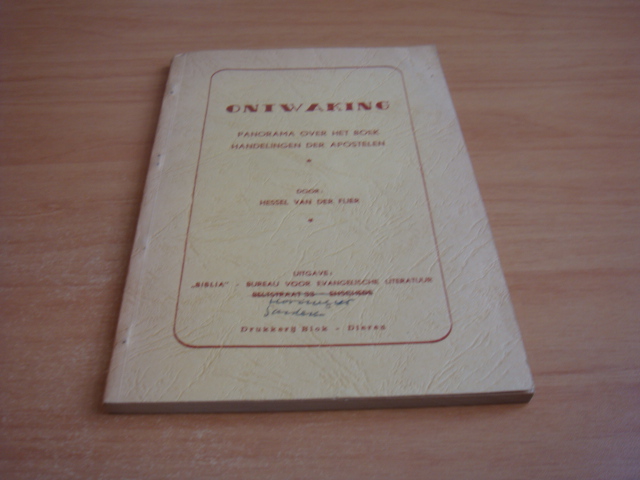 Flier, Hessel van der - Ontwaking - Panorama over het boek handelingen der Apostelen