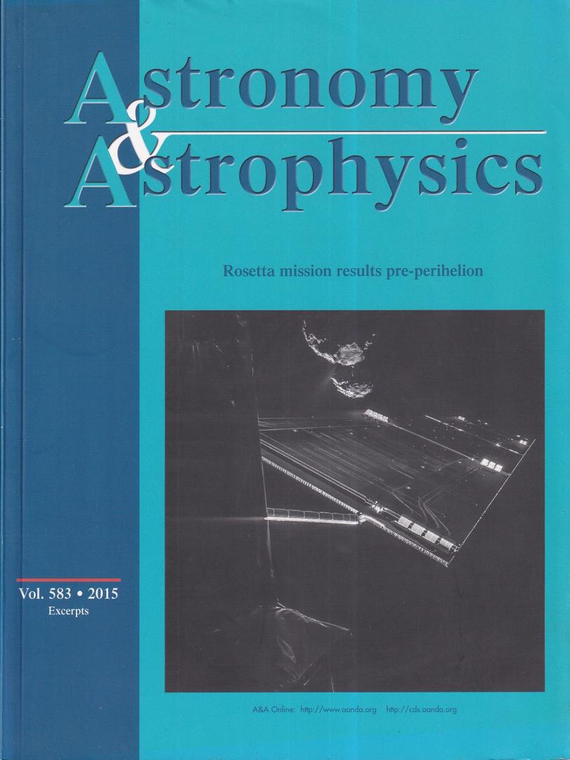 Div. - Rosetta mission results pre-perihelion - Astronomy & Astrophysics vol. 583 (2015) excerpts
