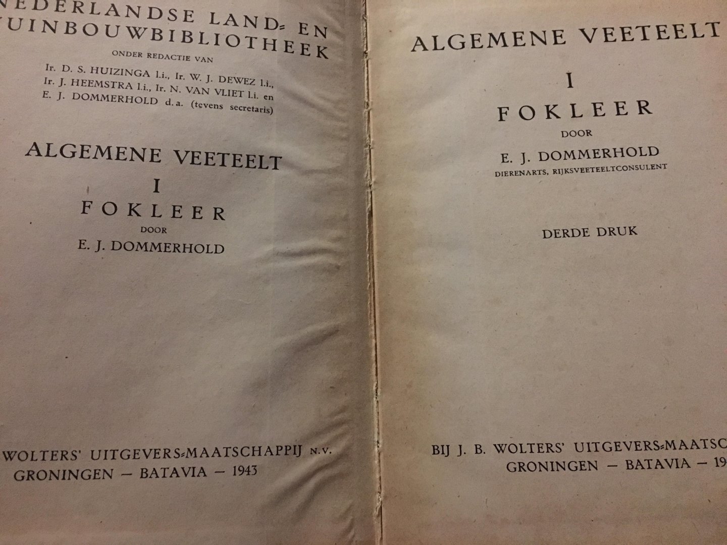 Dommerhold - Algemene Veeteelt I Fokleer