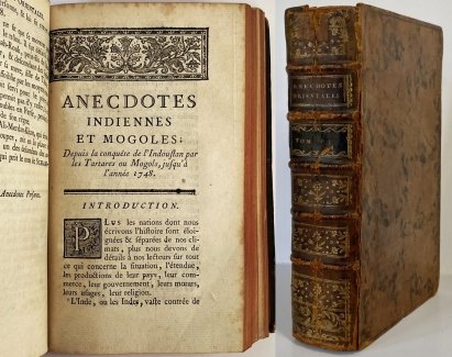 (VINCENT. ANECDOTES). LA CROIX, Jean-François de - Anecdotes orientales. Tome II. Rois de Perse, Moguls & Sultans Turcs de la famille Ottomane.