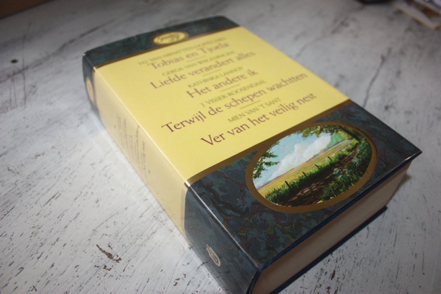 Nijnatten-Doffegnies, H.J. van; Wageningen, Gerda van; Lannoy, Kathinka; Visser-Roosendaal, J.; 't Sant, Mien van - resp. Tobias en Tjoela; Liefde verandert alles; Het andere ik; Terwijl de schepen wachtten; Ver van het veilig nest