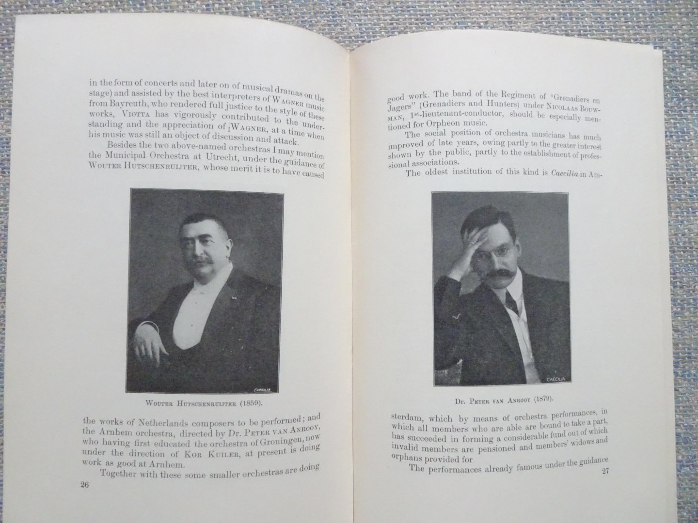 Milligen, S. van, musician at Amsterdam - A GENERAL VIEW OF THE NETHERLANDS number XIX: MUSIC