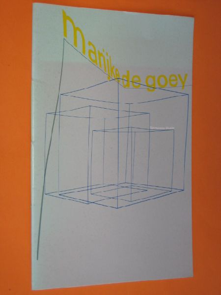 Catalogus - Lijn ruimte illusie, Marijke de Goey, bij tentoonstelling in De Beyerd