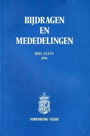 Diverse - Bijdragen en Mededelingen Deel LXXXV 1994