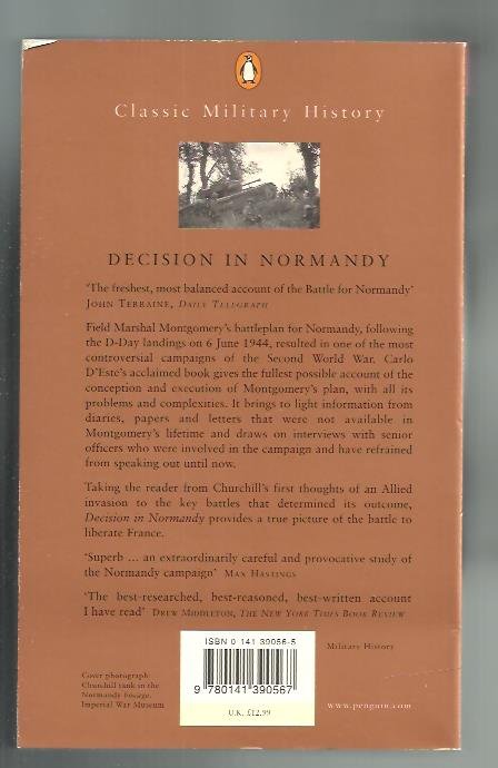 D'Este, Carlo - Decision in Normandy