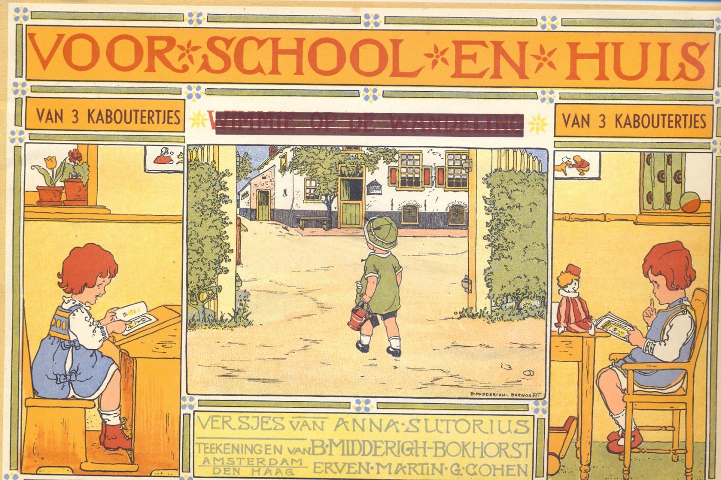 Sutorius, Anna tekeningen van B.Midderigh-Bokhorst - Van drie kaboutertjes