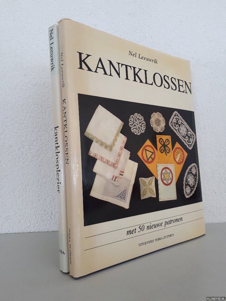 Leeuwrik, Nel - Kantklossen: met 50 nieuwe patronen & Kantklosplezier: een keur van 50 kantklospatronen (2 delen)