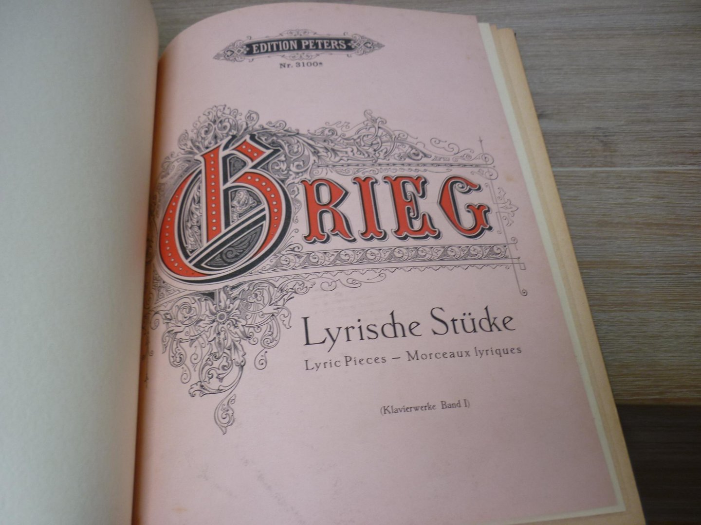 Grieg; Edvard (1843-1907) - Sämtliche Lyrische Stücke fur Pianoforte- Verzamelband compleet, Helft I t/m. Helft X