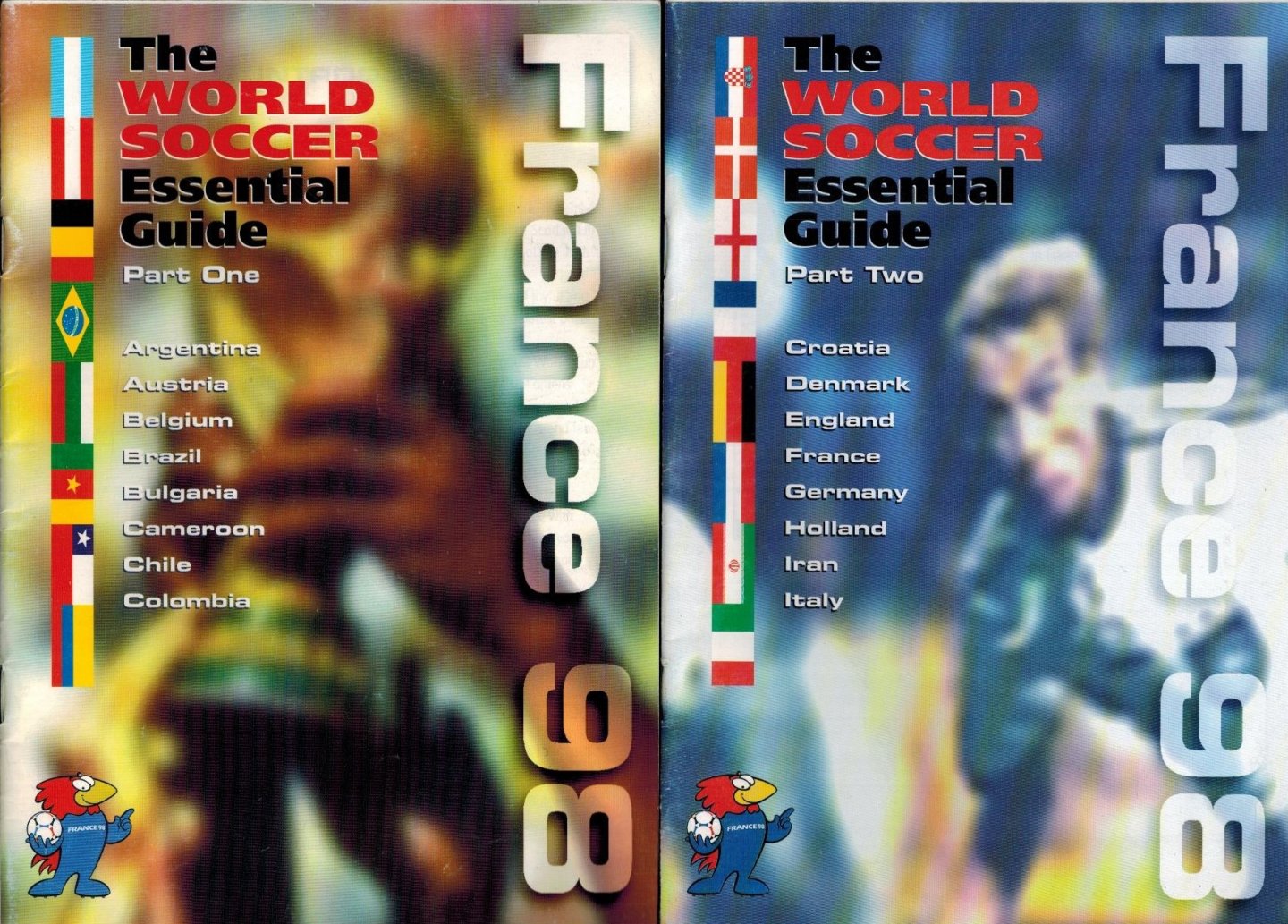  - The World Soccer Essential Guide : France 98 -Part One, Two, Three and Four