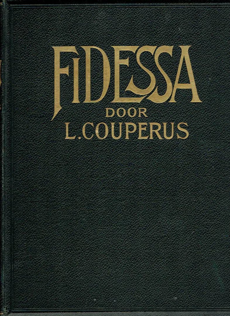COUPERUS, Louis - Fidessa. Met eene teekening van Jan Toorop - Tweede druk.