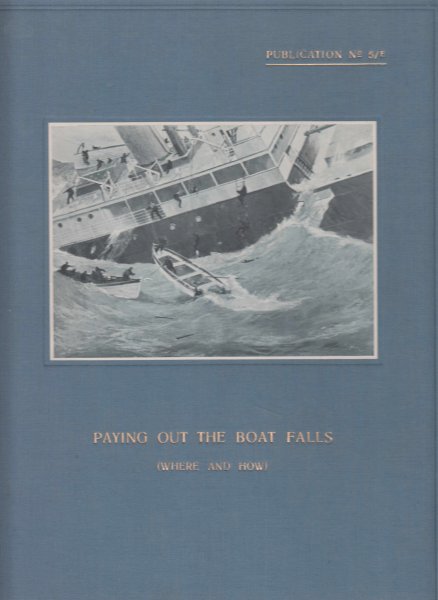 Schat, A.P. - Paying out the boat falls (Where and how)
