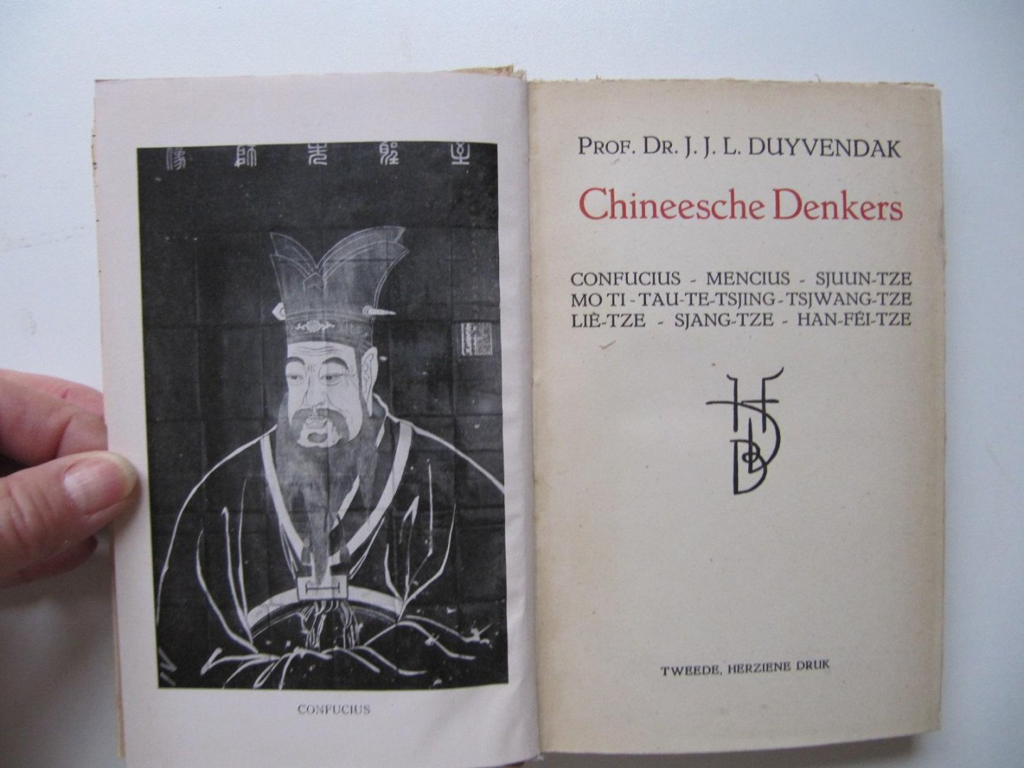 Dr. J. Duyvendak - Uren met Chineesche Denkers