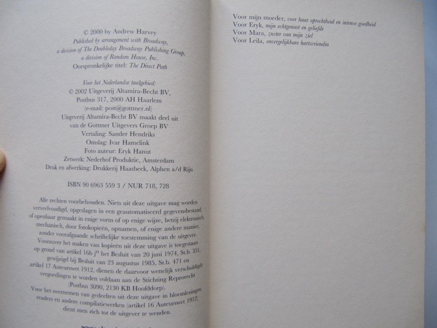 Harvey, A. - Het directe pad / ervaar het goddelijke in de grote spirituele tradities