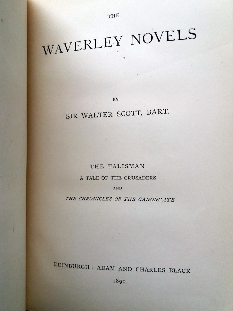 Scott, Sir Walter - The Talisman (ENGELSTALIG) (The Waverley Novels No.20)