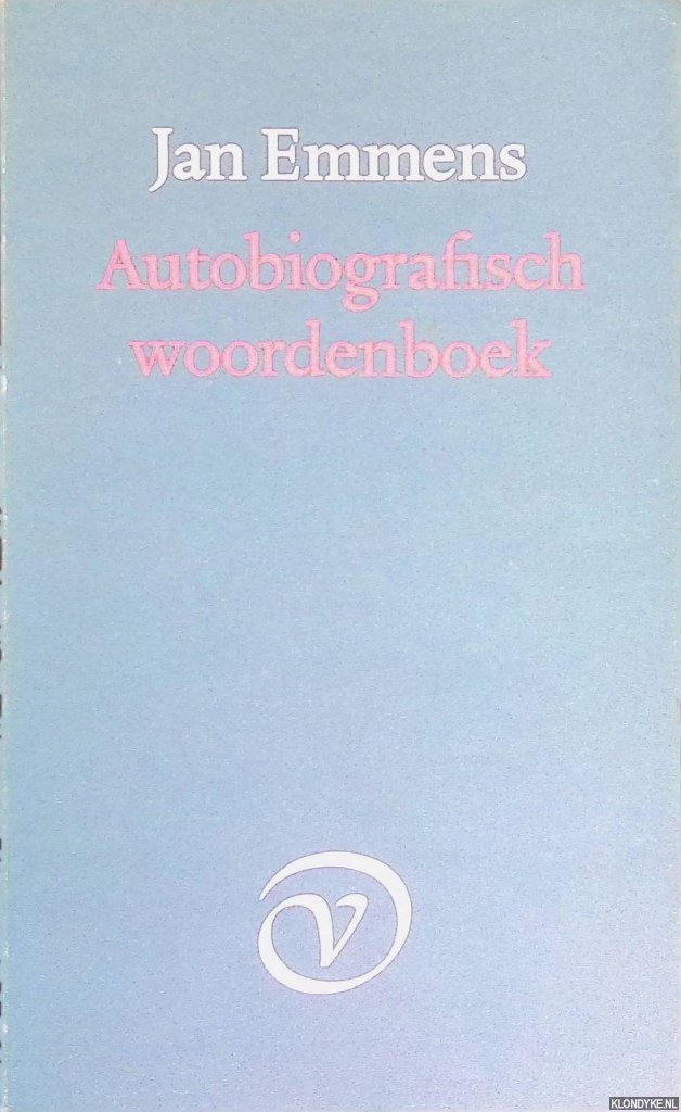 Emmens, Jan - Autobiografisch woordenboek
