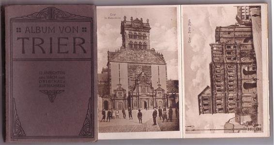 Postkart buch - Album von Trier. 12 Ansichten nach Orginal Aufnahmen.