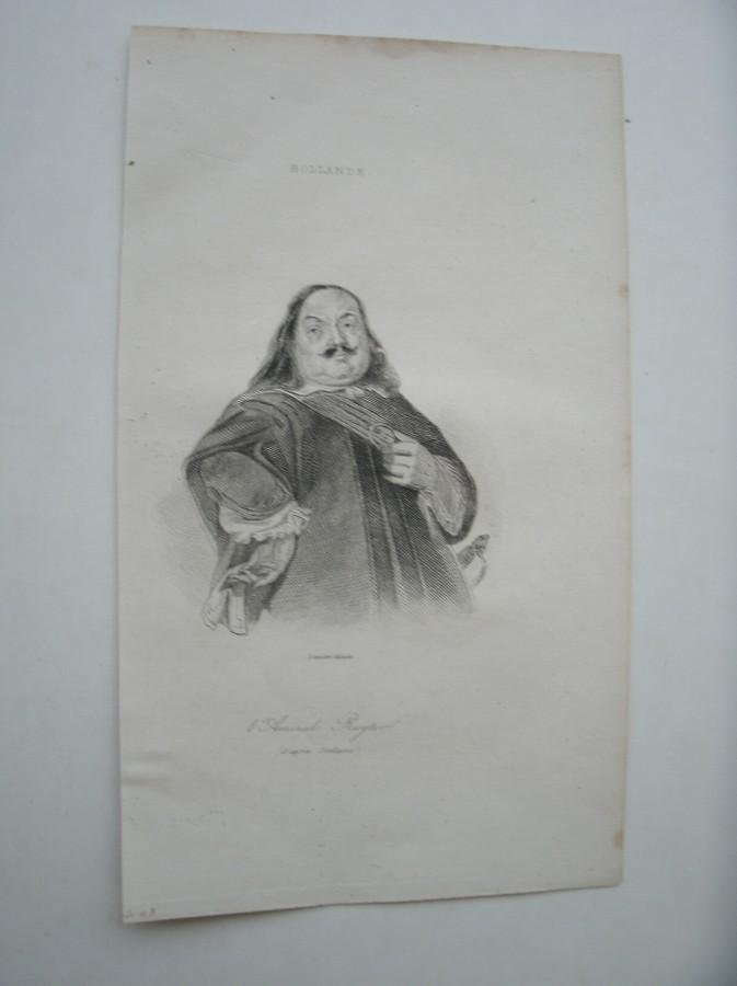 antique print (prent) - L`admiral Ruyter (Michiel de Ruyter).