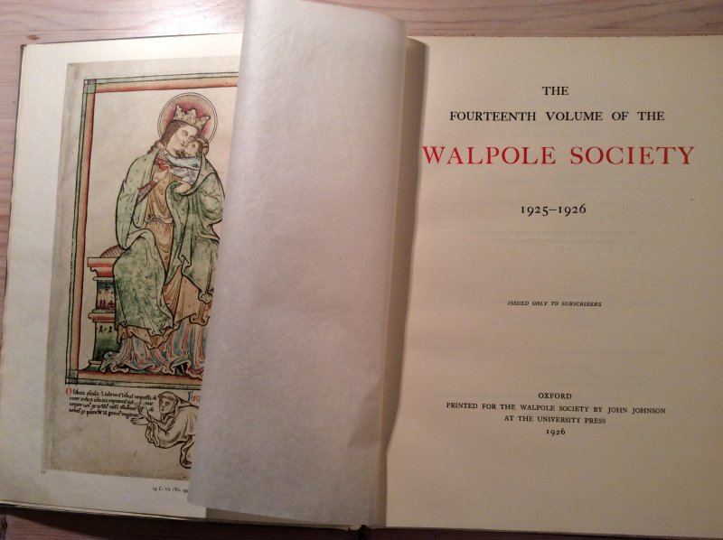 Samengesteld. - The fourteenth volume of the Walpole Society