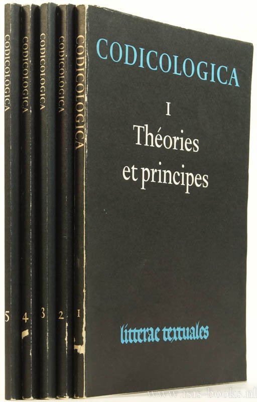 GRUYS, A., GUMBERT, J.P., (RED.) - Codicologica. Complete in 5 volumes.