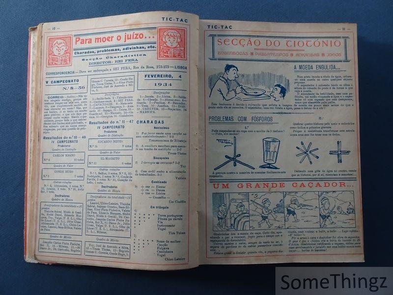 Joao Vicente Sampaio / Cardoso Lopes (Tio Tonio) (ed.) - Tic Tac. Jornal infantil. 2° volume. Ano II, n° 51-102.
