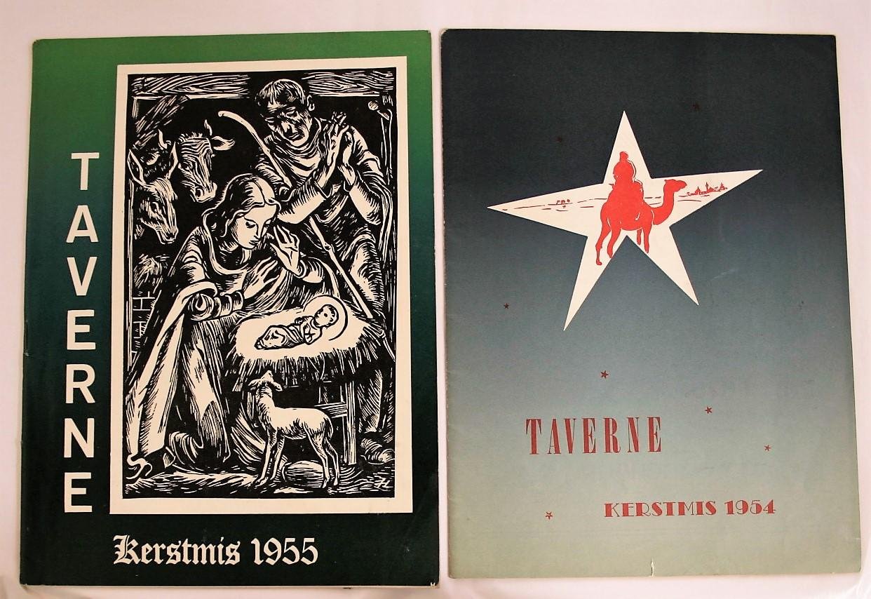 Diverse auteurs - 2 x Taverne. Kersmis 1954 en 1955